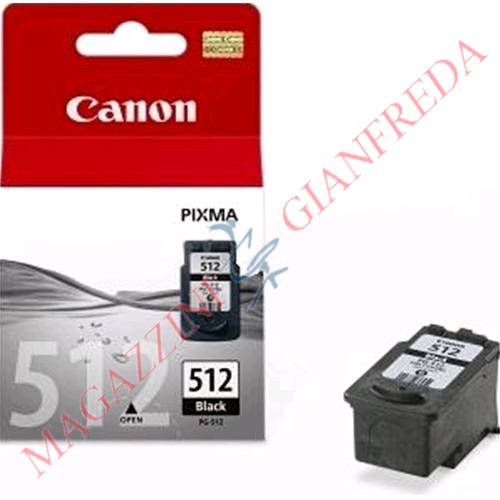 CARTUCCIA CANON NERA  PG 512 (15ML)  (400 COPIE)  ORIGINALE